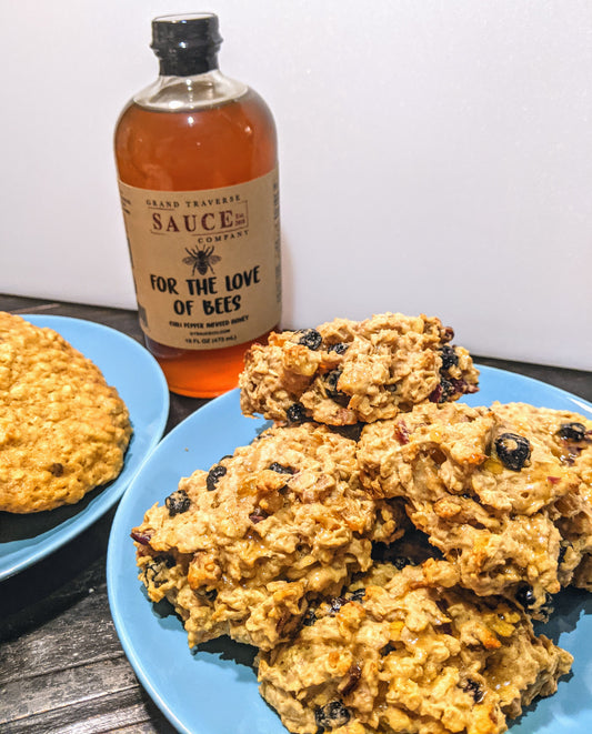 Hot Honey Oatmeal Cookies