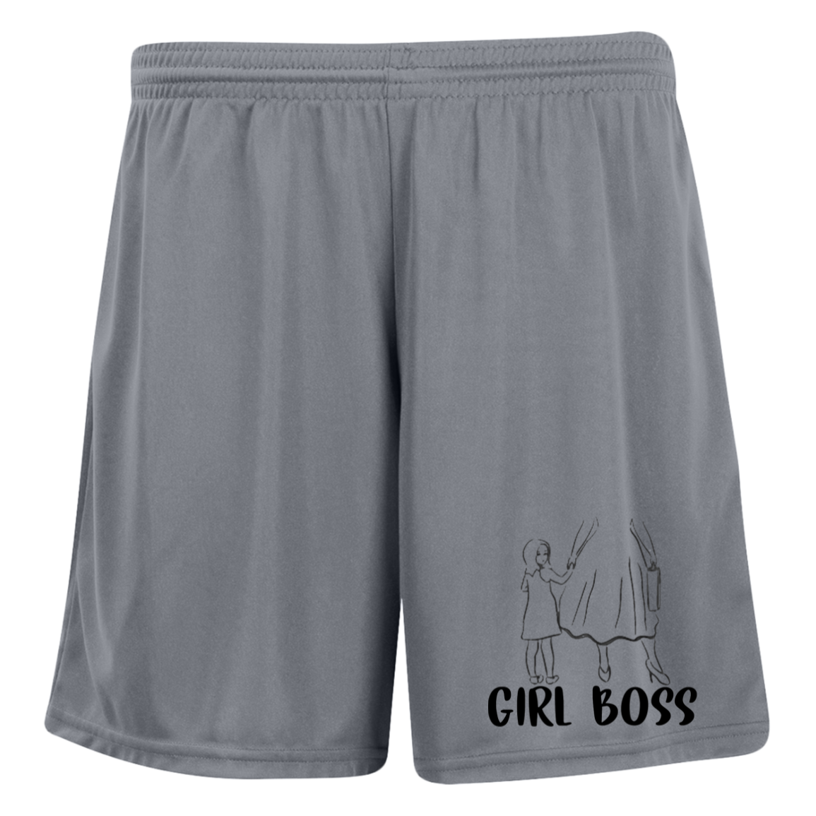 1423 Ladies Moisture Wicking 7 inch Inseam Training Shorts Grand Traverse Sauce Company