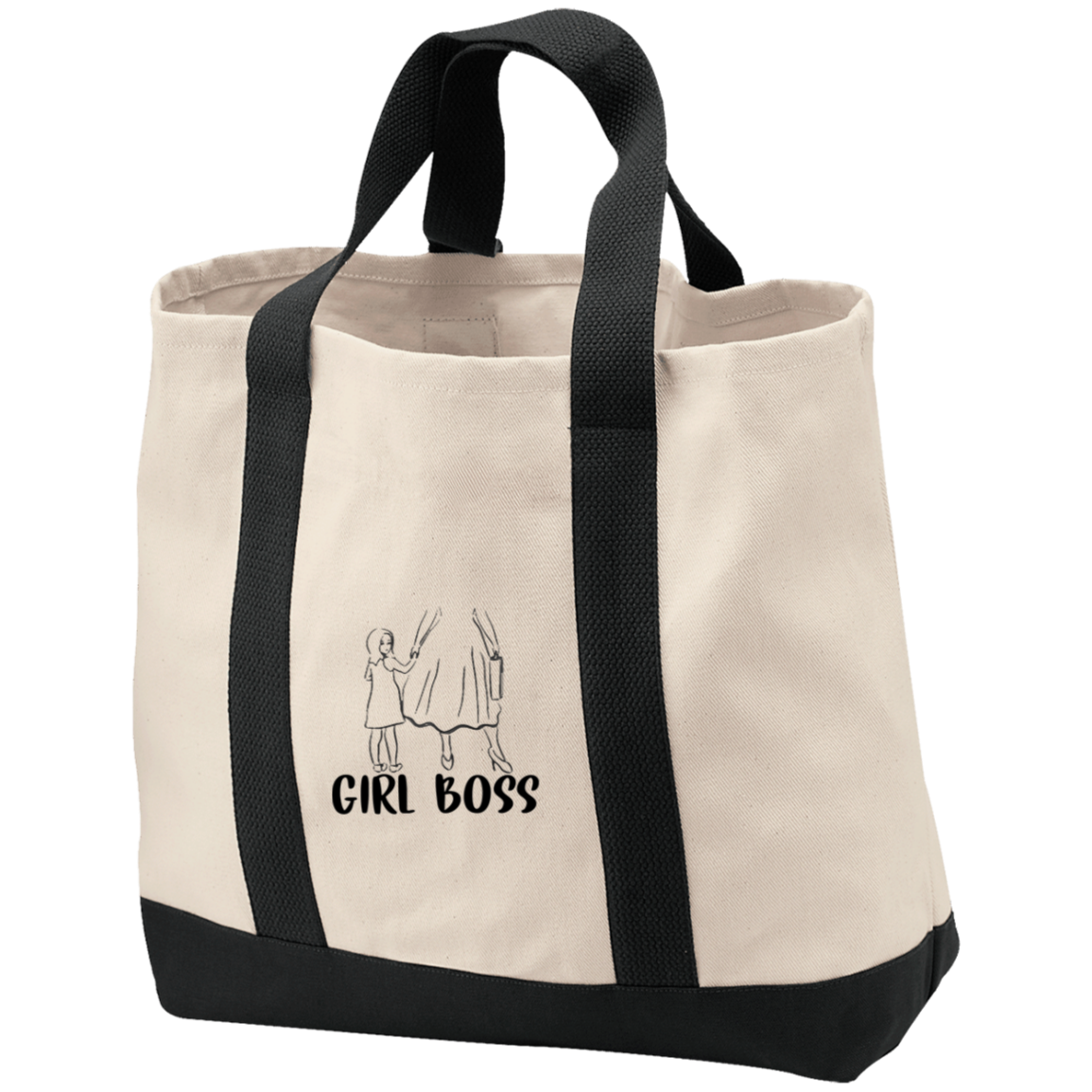 B400 2-Tone Shopping Tote