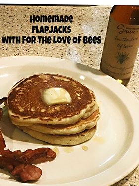 Homemade Flapjacks with For The Love of The Bees