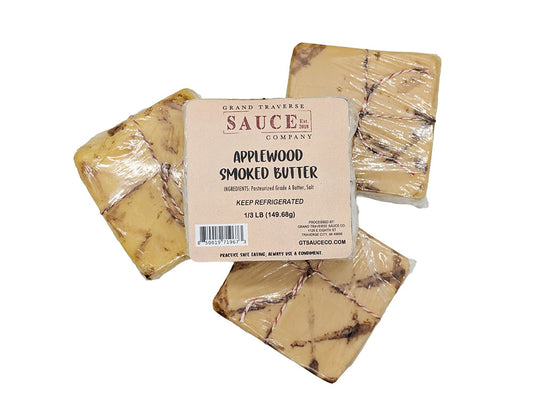 Applewood Smoked Butter, 1/3 lb block